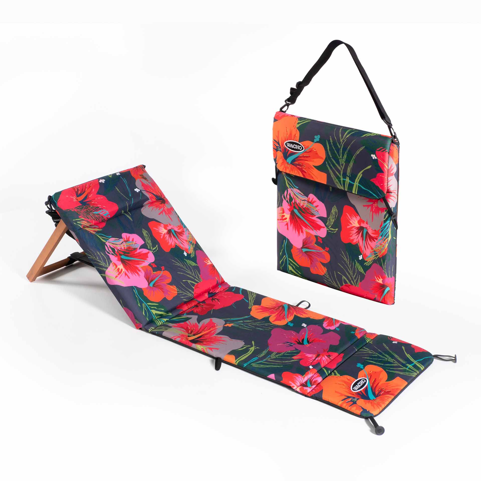 WACHO BEACH CHAIR - HIBISCUS