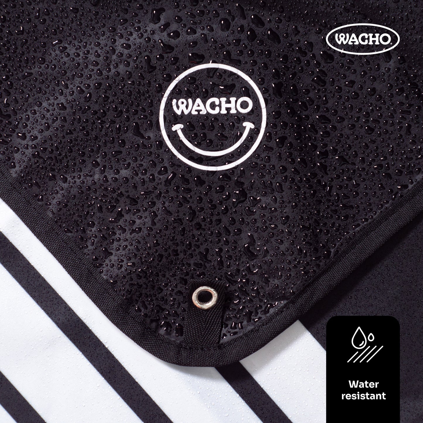  PEVA waterproof base on WACHO outdoor picnic blanket
