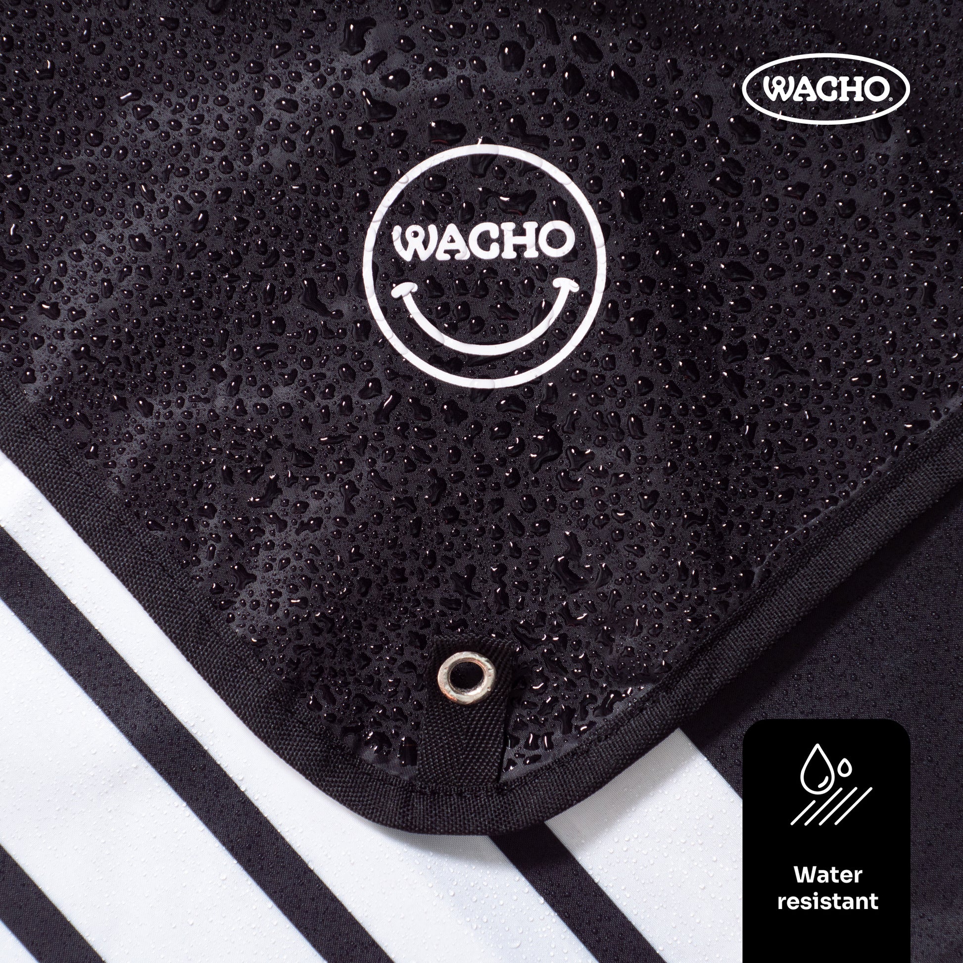  PEVA waterproof base on WACHO outdoor picnic blanket