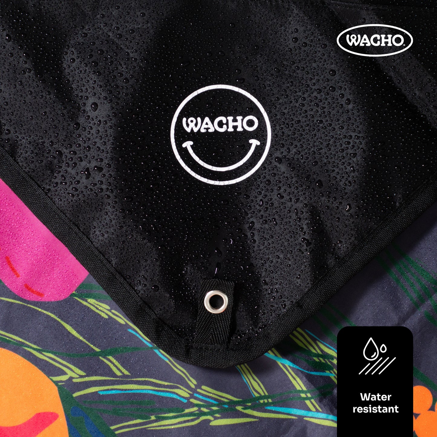 PEVA waterproof base on WACHO outdoor picnic blanket