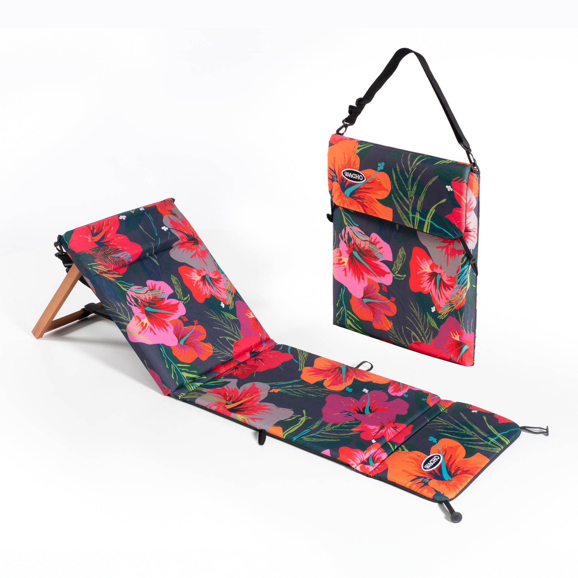 Two Pack WACHO Beach Chair Hibiscus