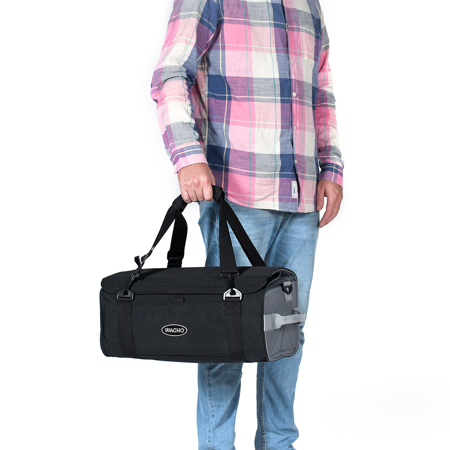 WEEKENDER BAG - BLACK 20/30 Lts